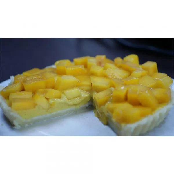receta Tarte à la crème de mangue