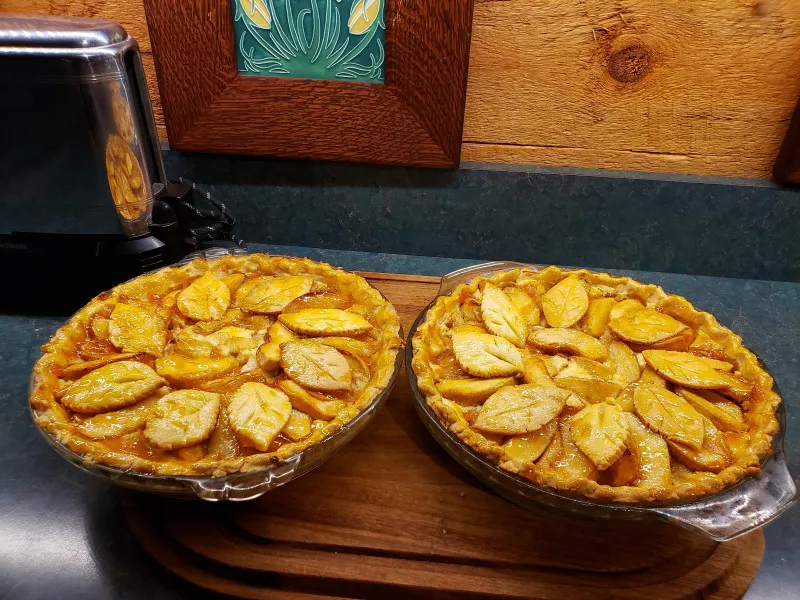 receta Tarte à la crème aux pommes primée