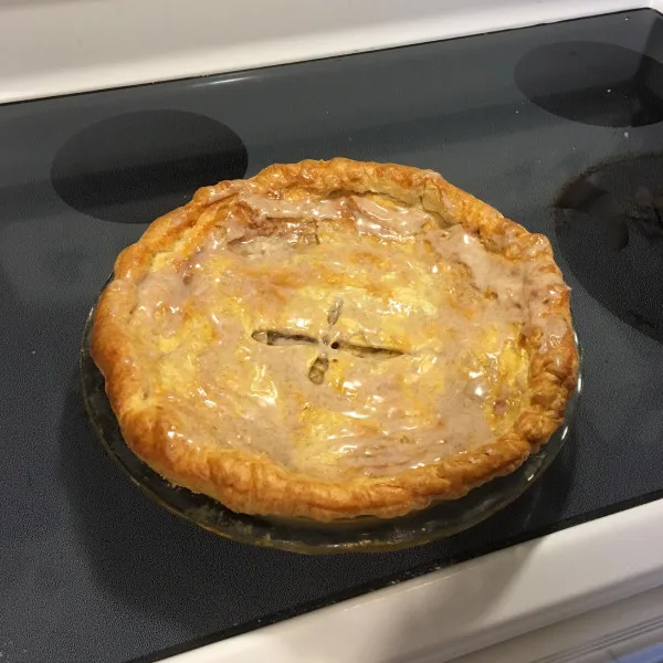 recetas Tarta De Crema De Manzana Glaseada