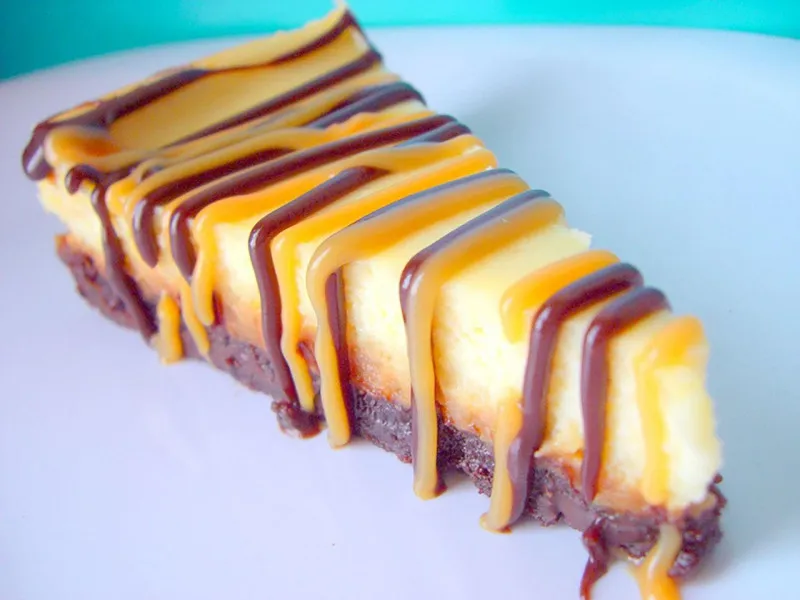 recetas Tarta De Queso Con Caramelo Y Brownie