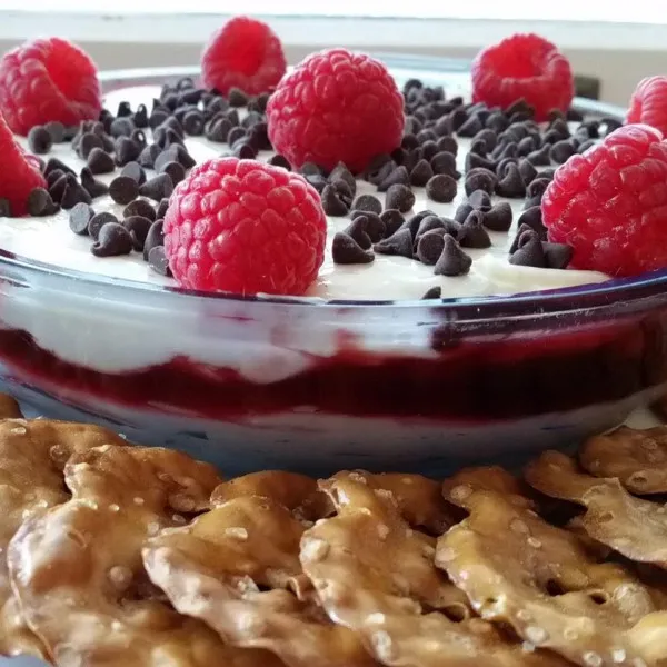 recetas Tarta De Queso Con Frambuesas Rojas