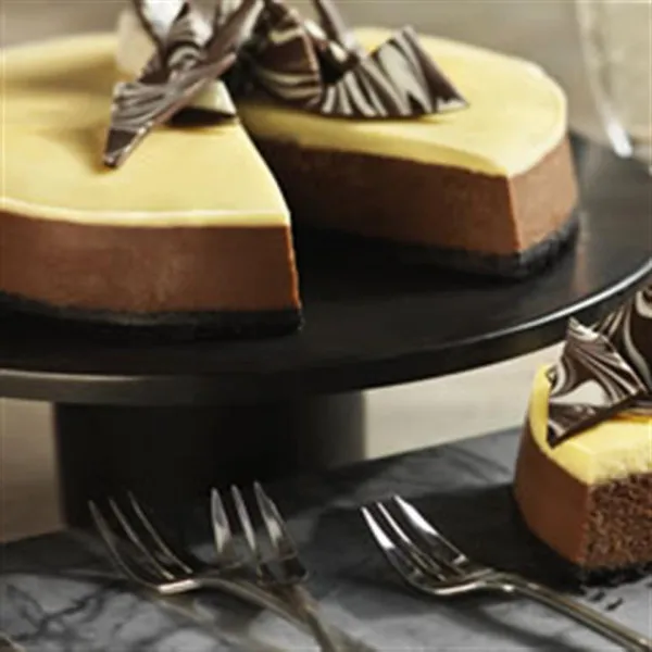 receta Tuxedo Cheesecake