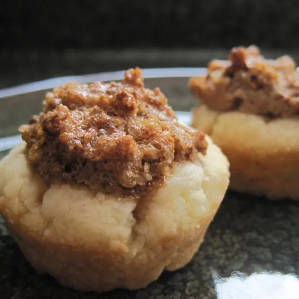 receta Tartaletas De Galletas De Nuez