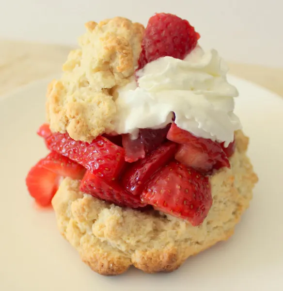 receta Shortcakes classiques aux fraises