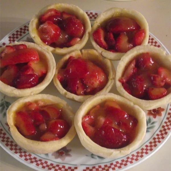 receta Shortcakes aux fraises