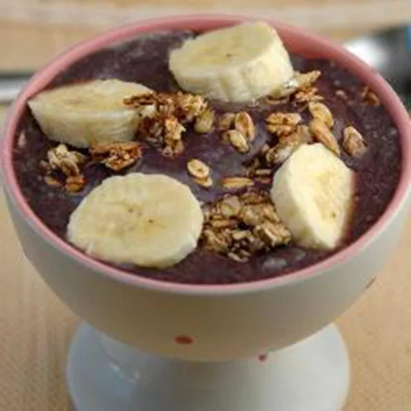 recetas Tazón De Batido De Acai