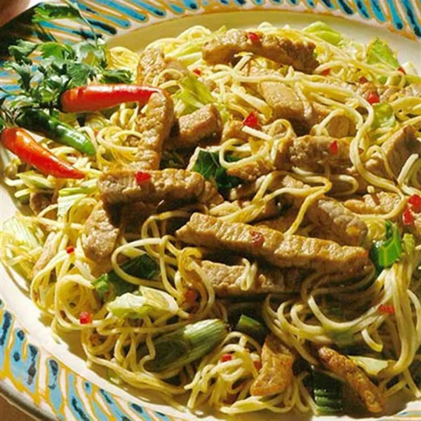 recetas Tazón De Fideos De Cerdo Indonesio