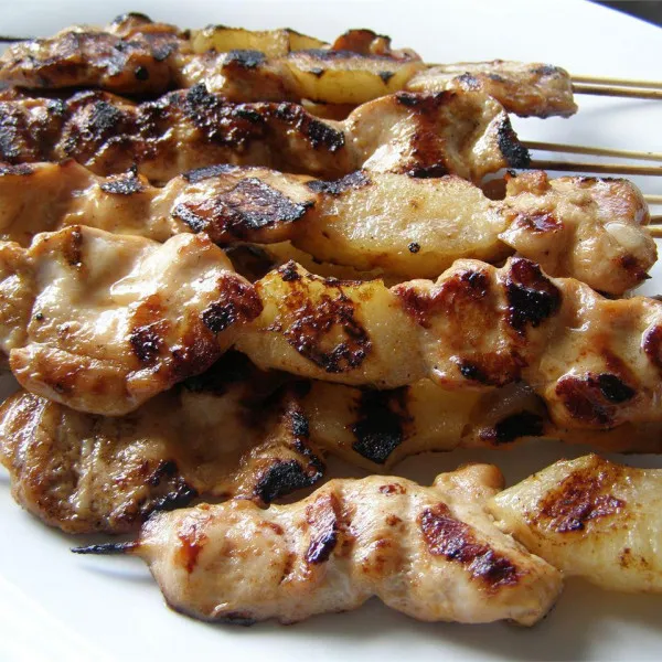 receta Lanières de poulet à l'ananas