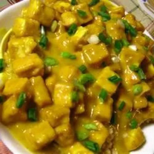 receta Tofu au miel et à la moutarde