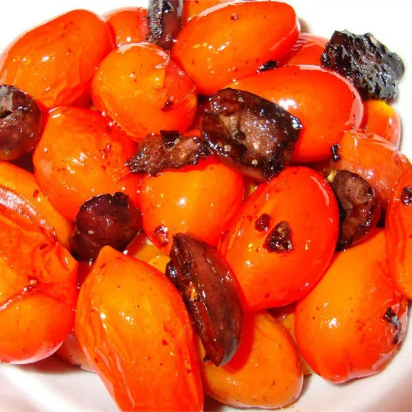 recetas Tomates Cherry Y Aceitunas