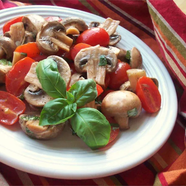 receta Tomates et champignons marinÃ©s Byrdhouse