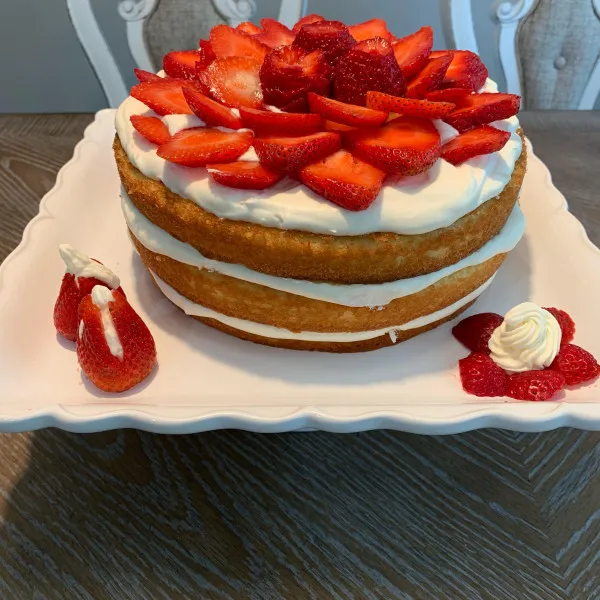 receta Torta De Fresa En El Refrigerador