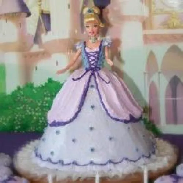recetas Torta De La Muñeca Barbie