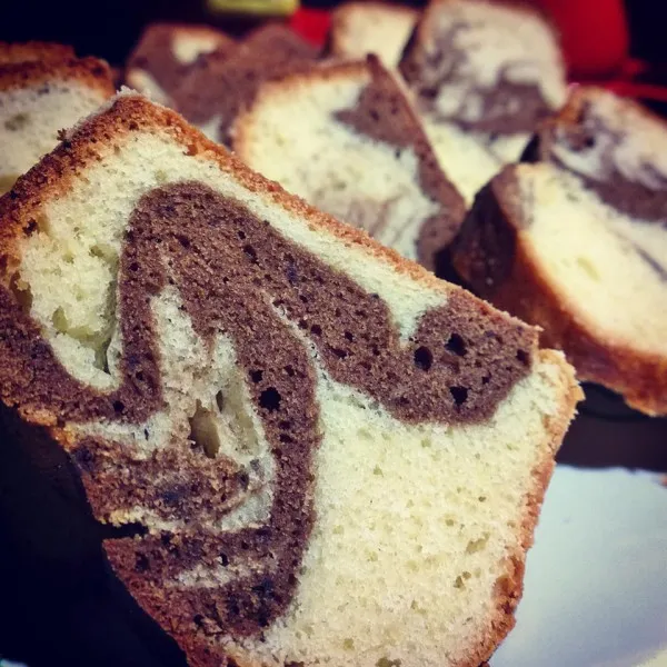 receta Gâteau marbré allemand