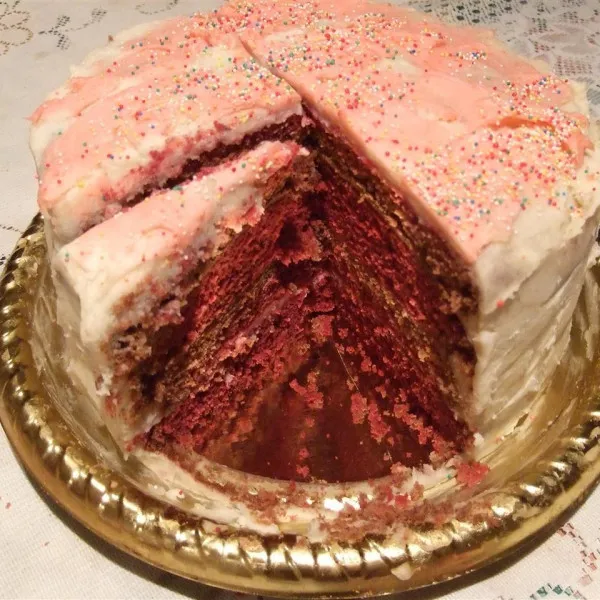 receta Torta Roja Waldorf Astoria
