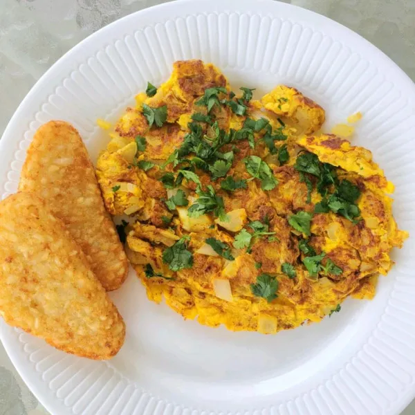 przepisy Masala Cebulowy Omlet