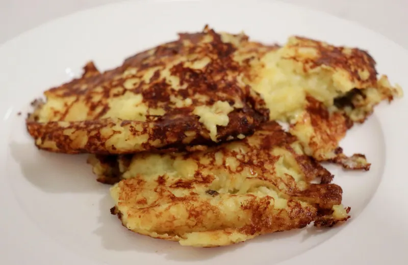 receta Pancakes aux pommes de terre II