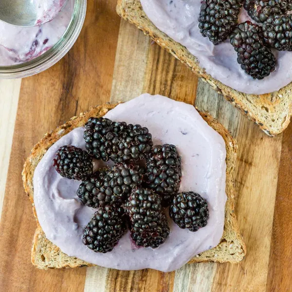 receta Tostadas Con Doble Moras