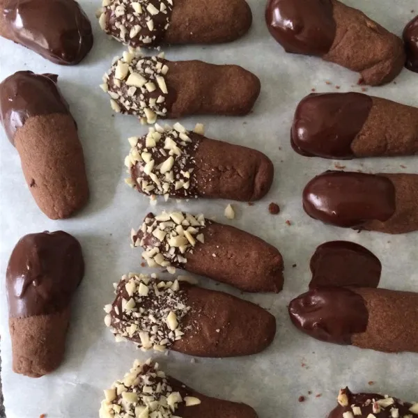 recetas Troncos De Galletas De Mantequilla Con Chispas De Chocolate