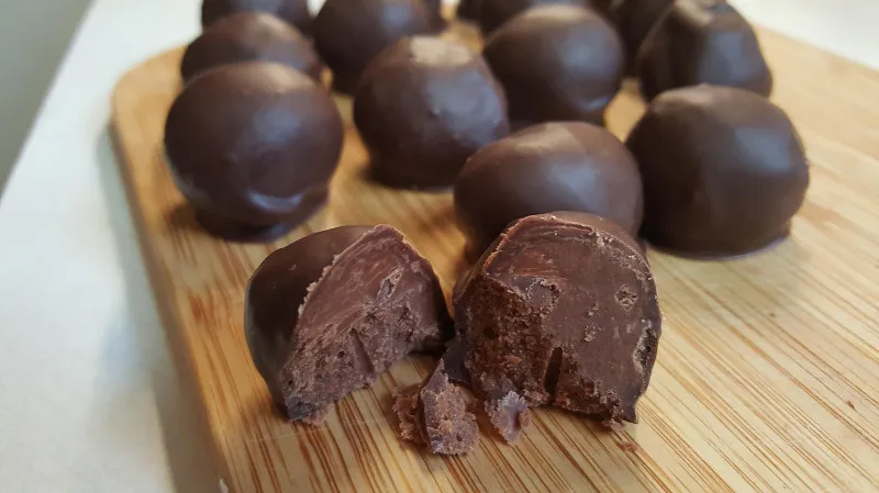 receta Trufas De Chocolate Adictivas