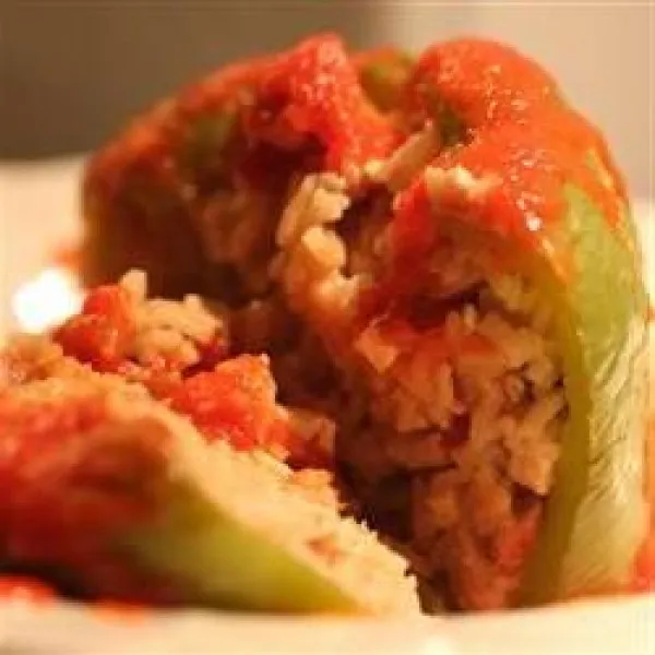 recetas Vegetariana Pimientos Rellenos