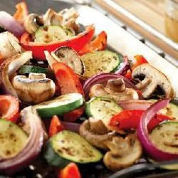 receta Légumes grillés aux fines herbes