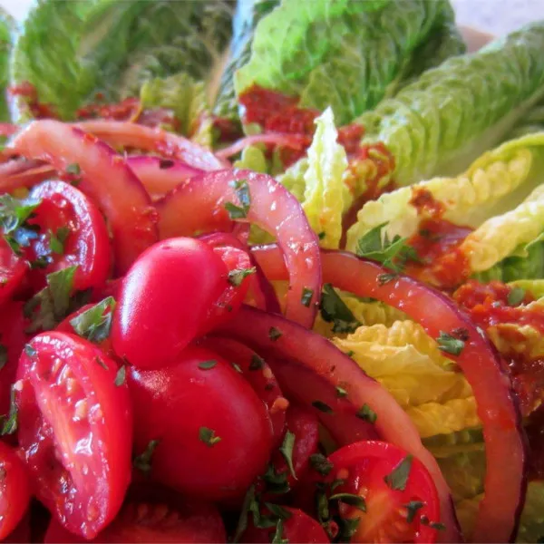 receta Vinaigrette aux tomates