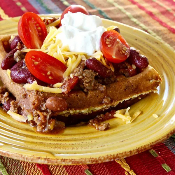 przepisy Cornbread Waffles