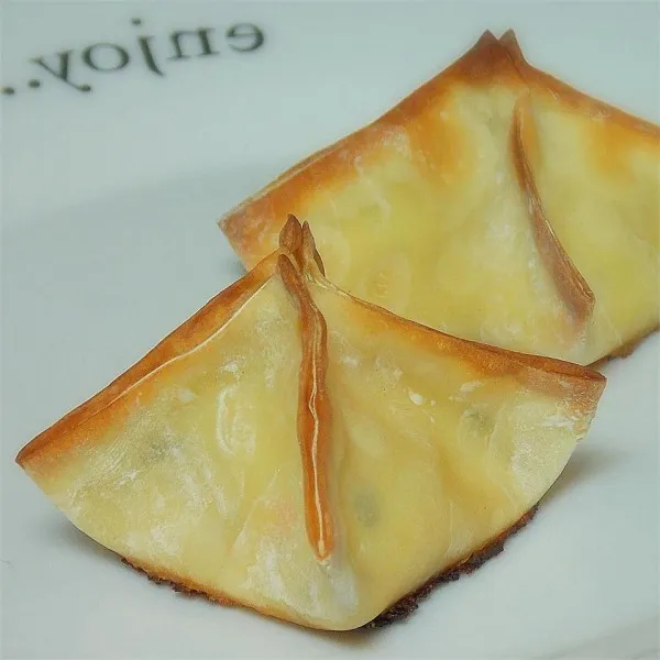 receta Wontons De Queso Cremoso