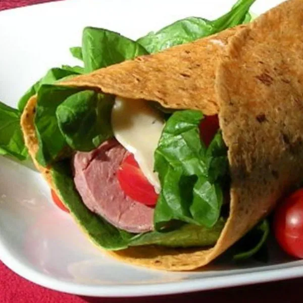 recetas Wrap De Ternera Y Suizo