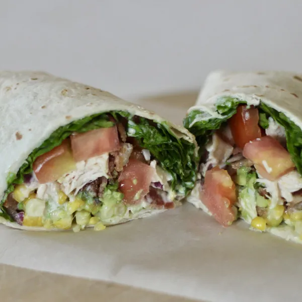 recetas Wraps De Pollo A La Parrilla BLT