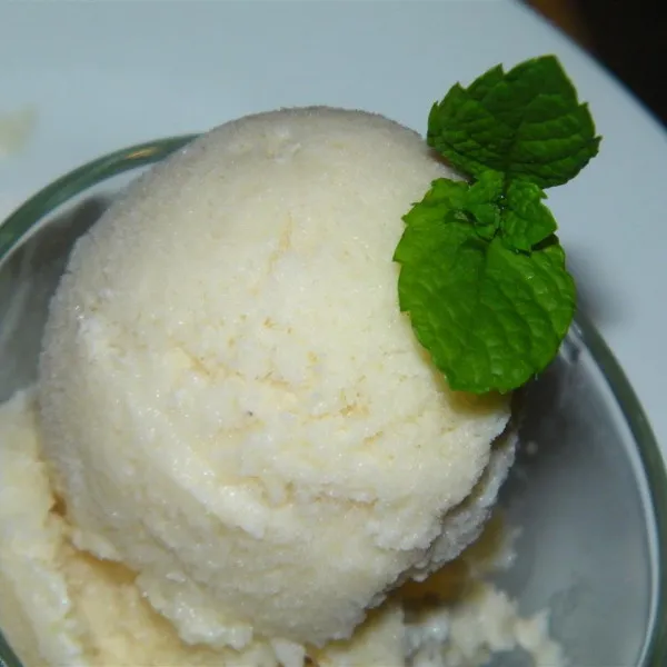 receta Yogur Helado De Melón Y Arce