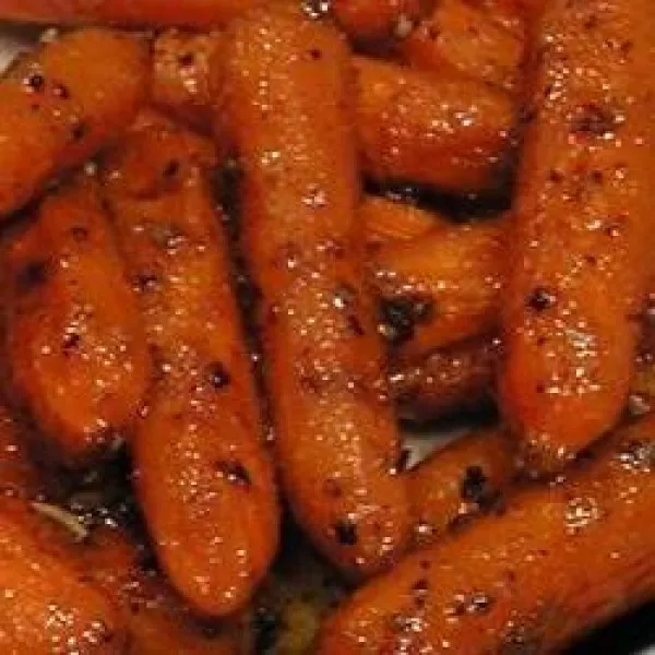 receta Carottes glacées au miel