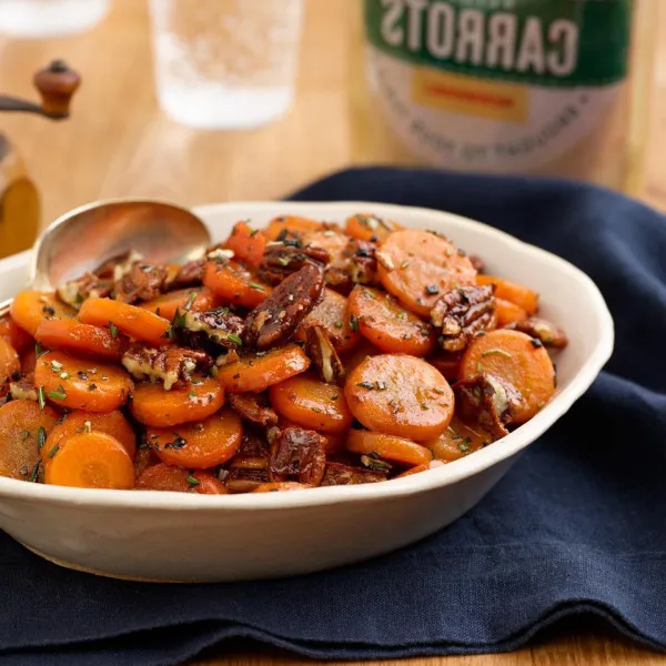 recetas Zanahorias Glaseadas Con Pecanas Picantes