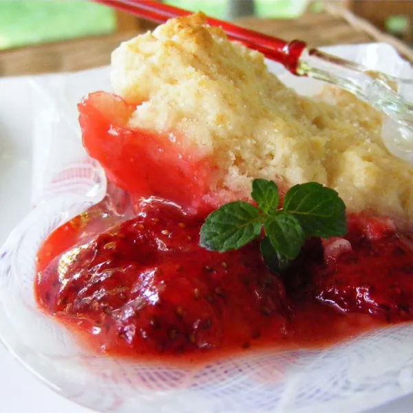 receta Strawberry Cobbler I