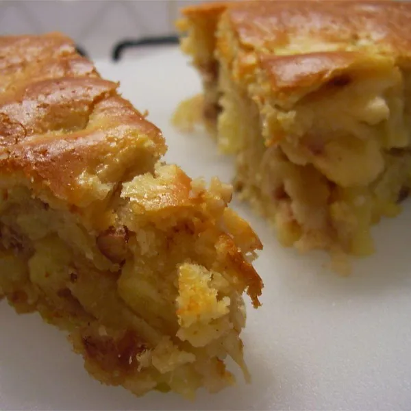 receta Cordonnier aux pommes et aux noix