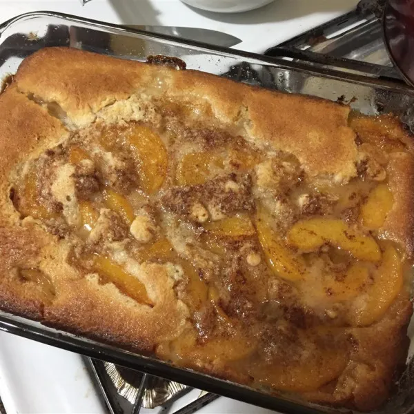 receta Peach Cobbler V