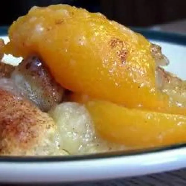receta Easy Fresh Peach Cobbler