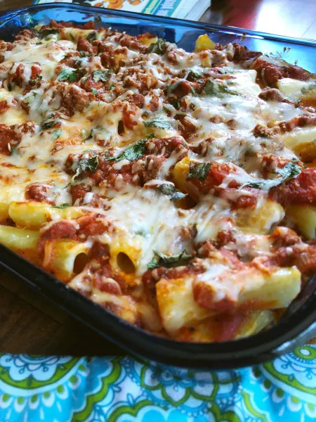 receta Ziti Al Horno III