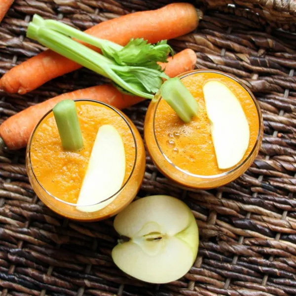 receta Jus de carotte et de pomme